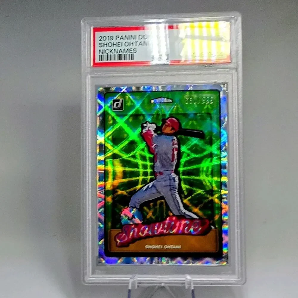 Shohei Ohtani #N6 Panini Donruss -Nicknames Diamond 2019 SP 630/999 PSA 9
